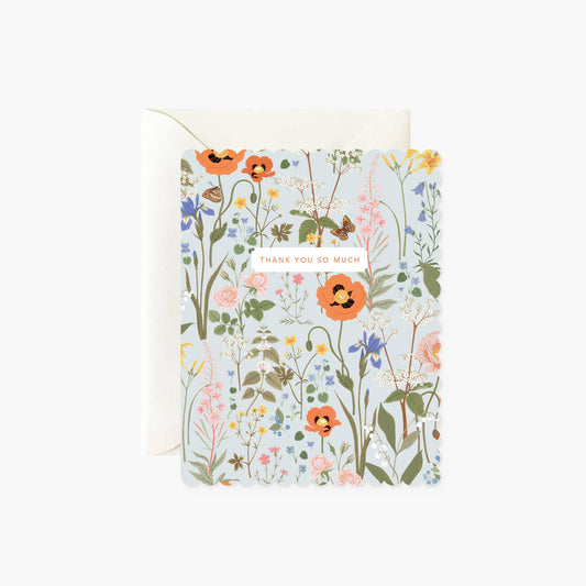 WILD FLOWERS | thank you card