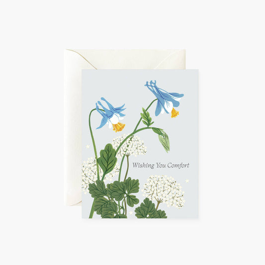 WISHING YOU COMFORT | greeting card